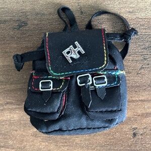 RAINBOW HIGH Junior High Avery Styles Doll BLACK BACKPACK Bag Replacement